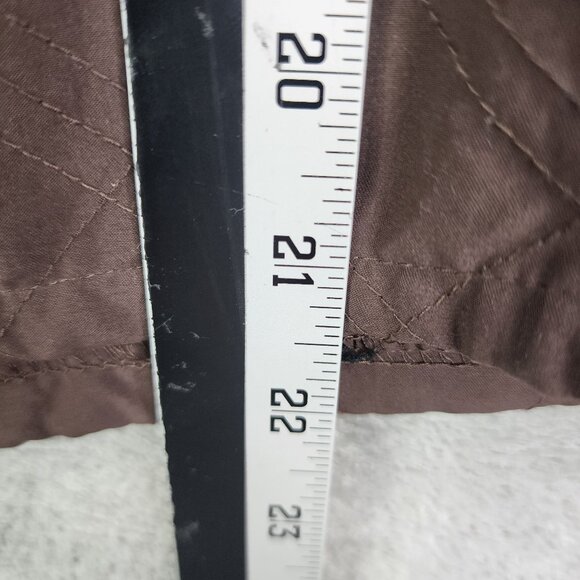 Womens Brown Columbia Quilted Vest Jacket Polyester Zip Up Sleeveless Size S - Picture 8 of 9